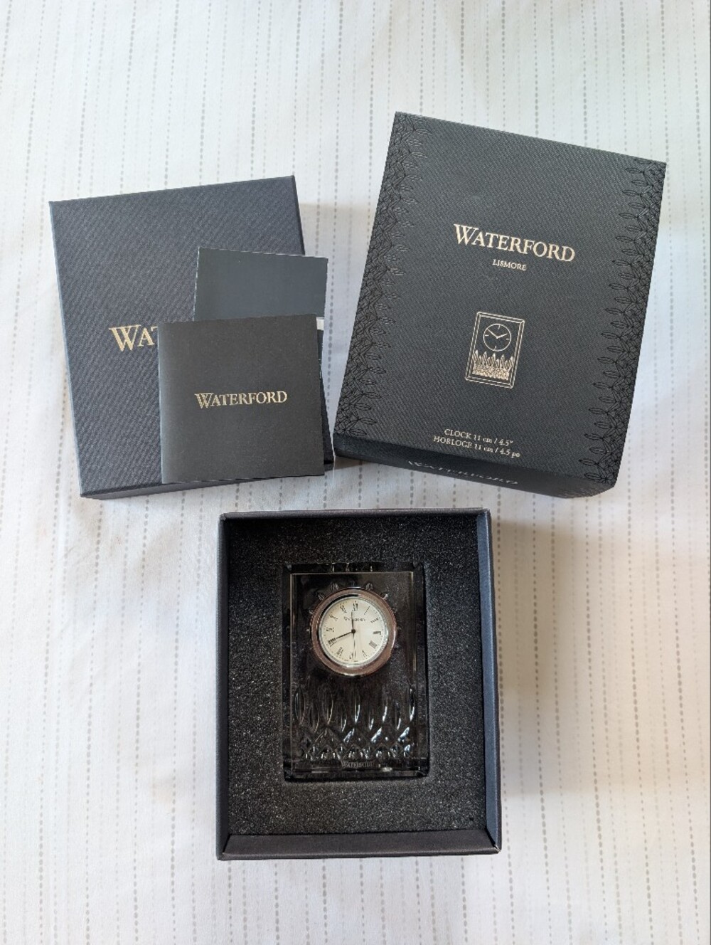 NIB Waterford Lismore Clock